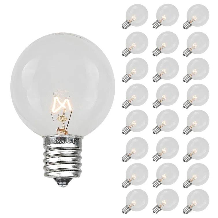 7 Watt C11 E17/Intermediate Dimmable Incandescent Bulb