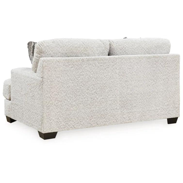 68" Recessed Arm Loveseat with Reversible Cushions