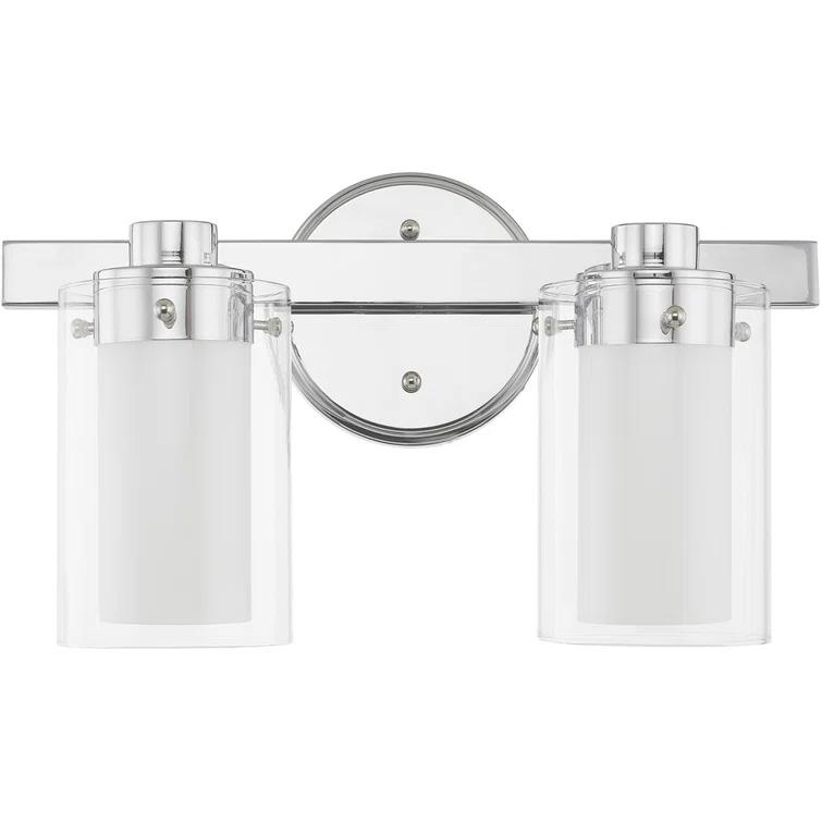 Livex Lighting Manhattan 2 - Light Vanity in  Polished Chrome