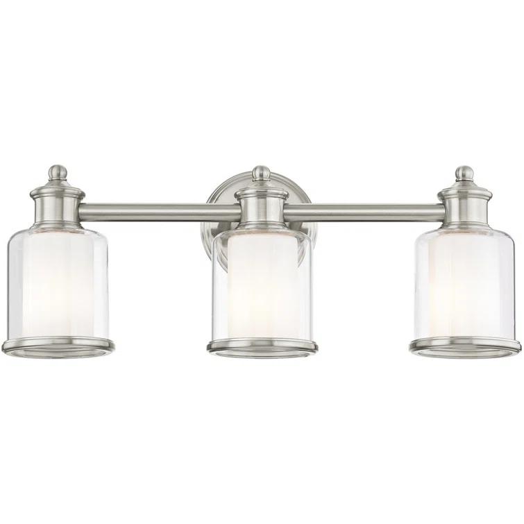 Livex Lighting Middlebush 3 - Light Vanity in  Brushed Nickel