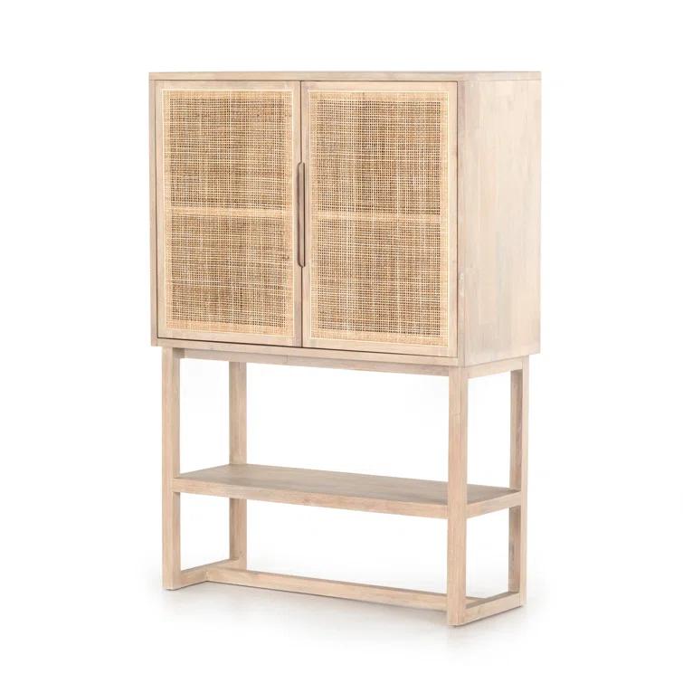 Yvette Woven Tall Cabinet (40")