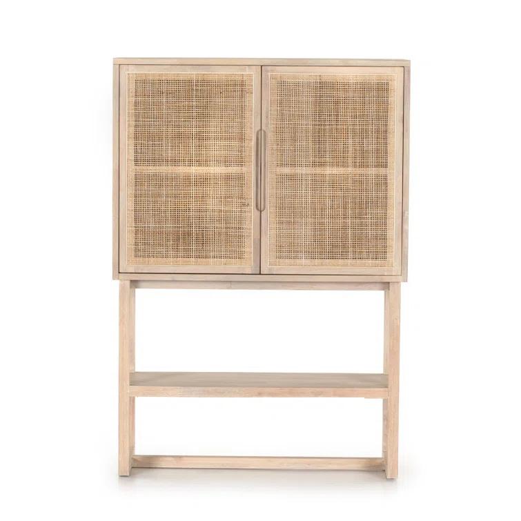 Yvette Woven Tall Cabinet (40")
