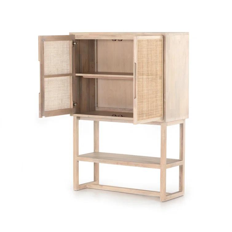 Yvette Woven Tall Cabinet (40")