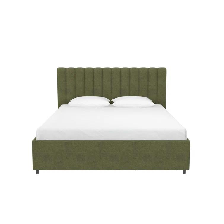 Brittany Upholstered Unfinished Platform Storage Bed
