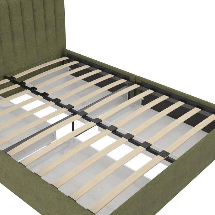 Brittany Upholstered Unfinished Platform Storage Bed