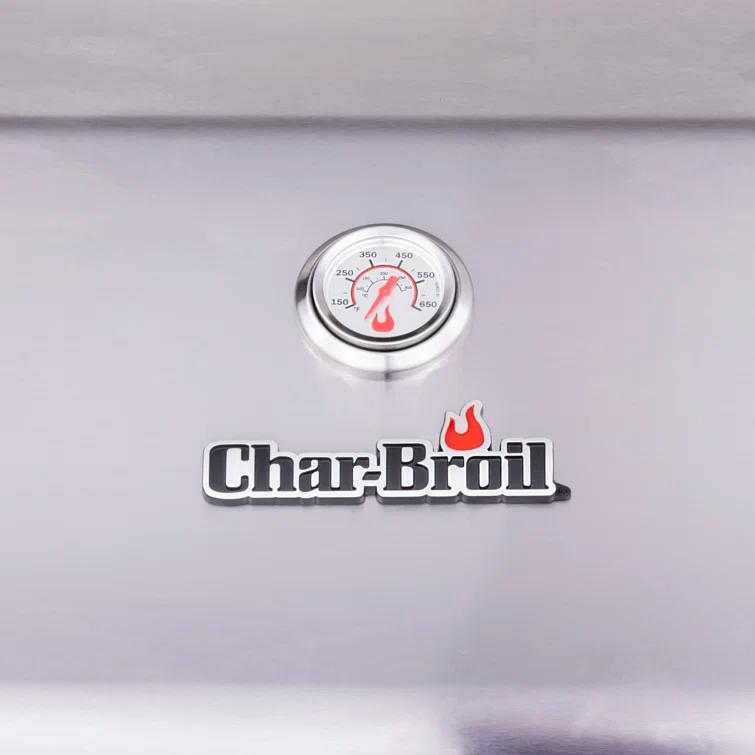 Charbroil Performance Series 4-Burner Propane Gas Grill Cart with Side Burner