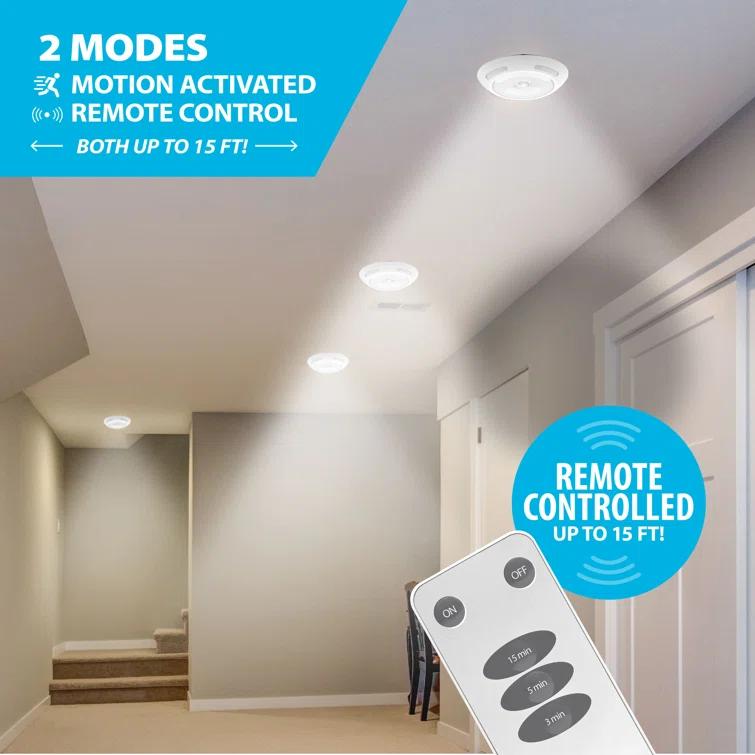Bell + Howell Bell + Howell Wireless Motion Activated Ceiling Light with Remote Control