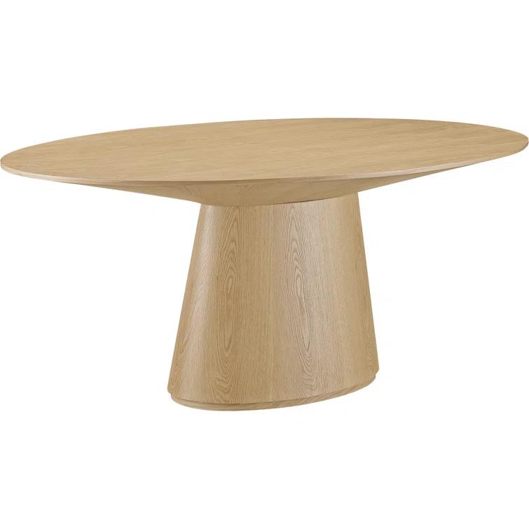 Moe's Home Collection Otago Oval Dining Table Natural Oak Wood Dining Tables