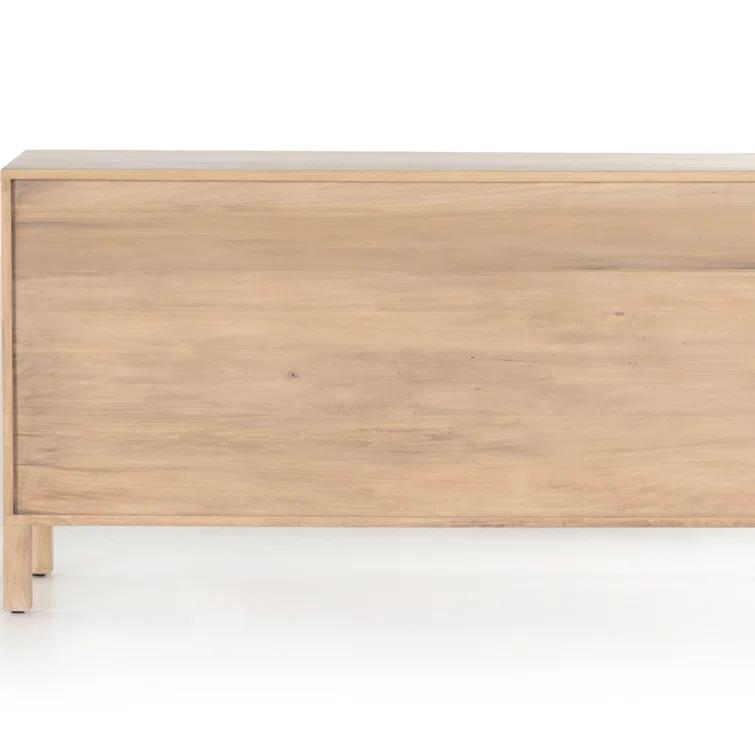 Isador Mid-Century 6-Drawer Dry Wash Poplar Dresser