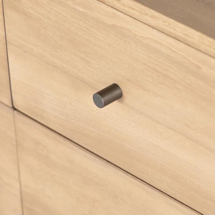 Isador Mid-Century 6-Drawer Dry Wash Poplar Dresser