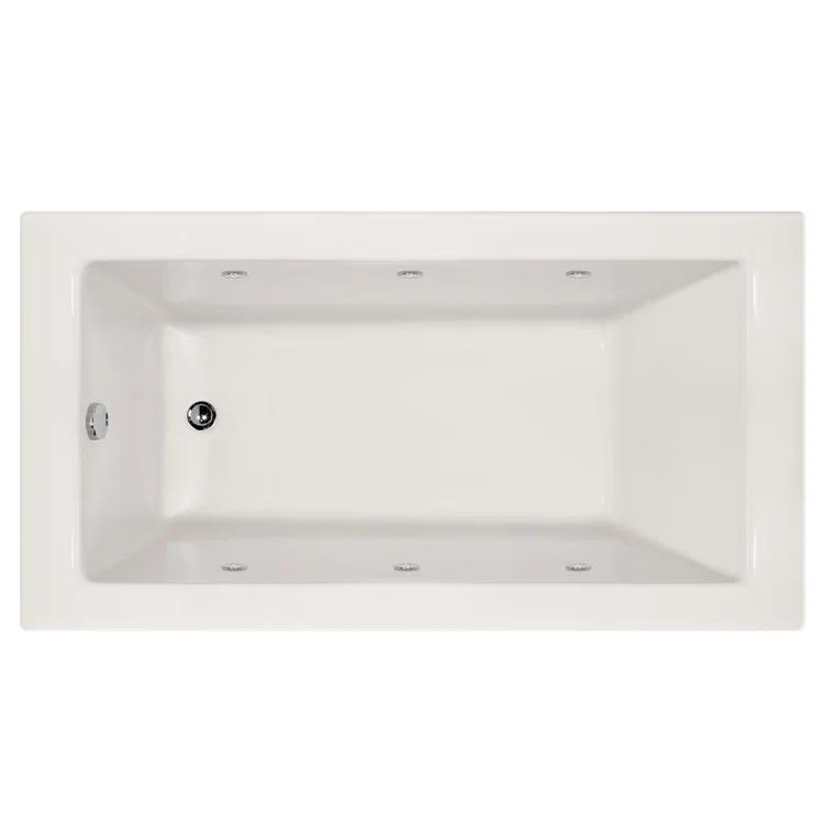 Sydney 66'' x 32'' Alcove / Tile In Soaking Acrylic Bathtub