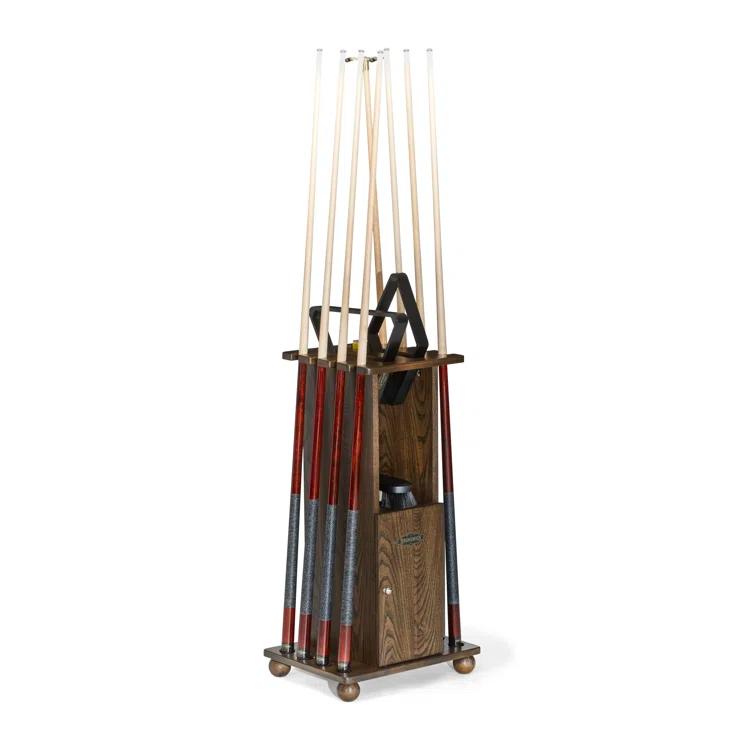 Heritage Floor Cue Rack Espresso