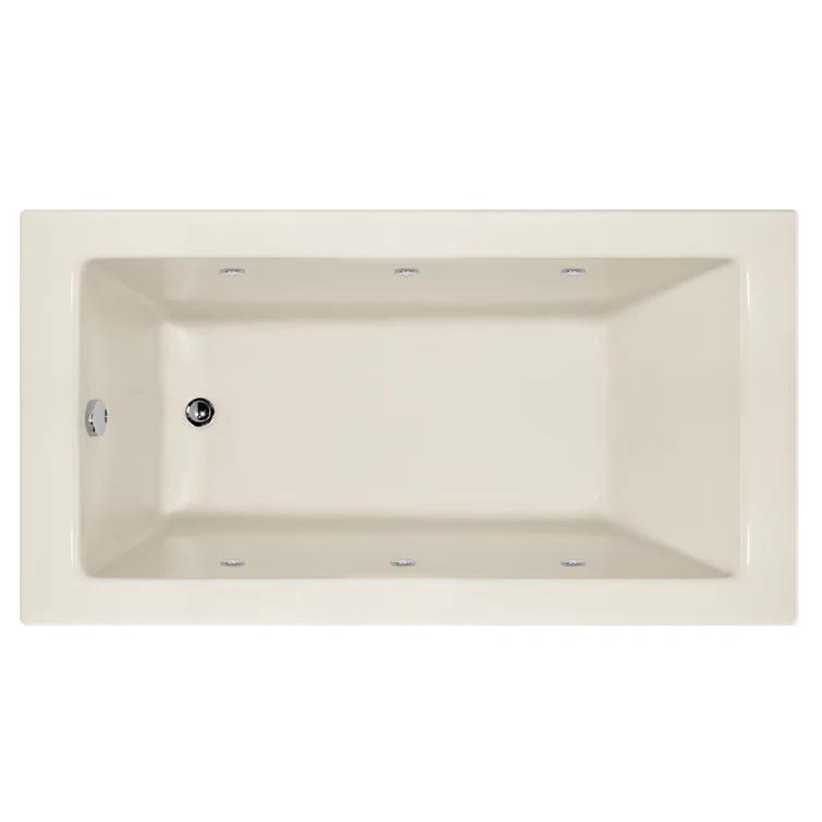Sydney 60'' x 34'' Alcove / Tile In Whirlpool Acrylic Bathtub