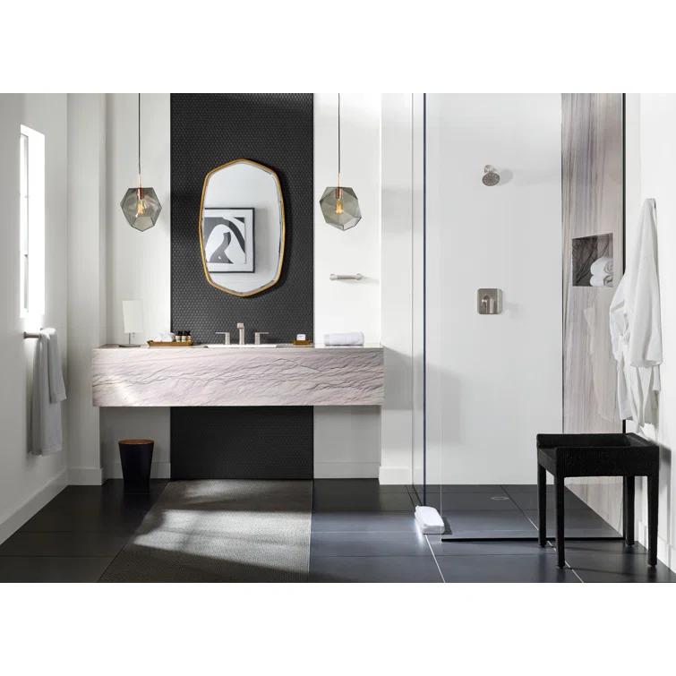 Genta LX Two-Handle Widespread Bathroom Faucet Trim Kit, Valve Required