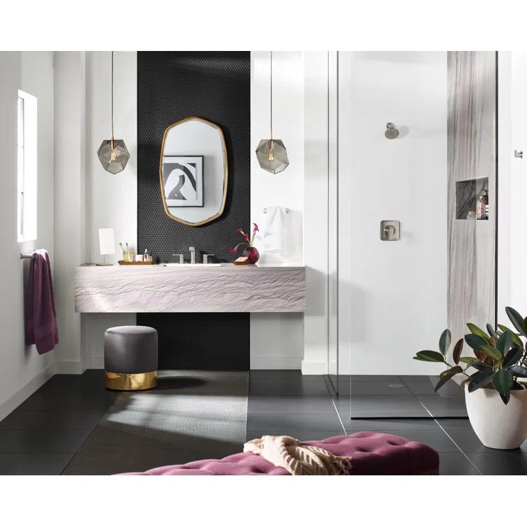 Genta LX Two-Handle Widespread Bathroom Faucet Trim Kit, Valve Required