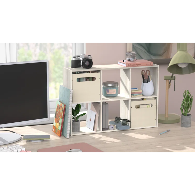 Mini 6-Cube Desktop or Wall Mount Organizer