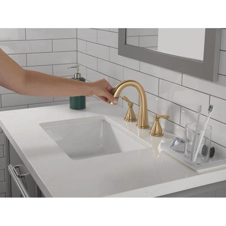 Stryke Widespread Bathroom Faucet with Drain Assembly and DIAMOND™ Seal Technology