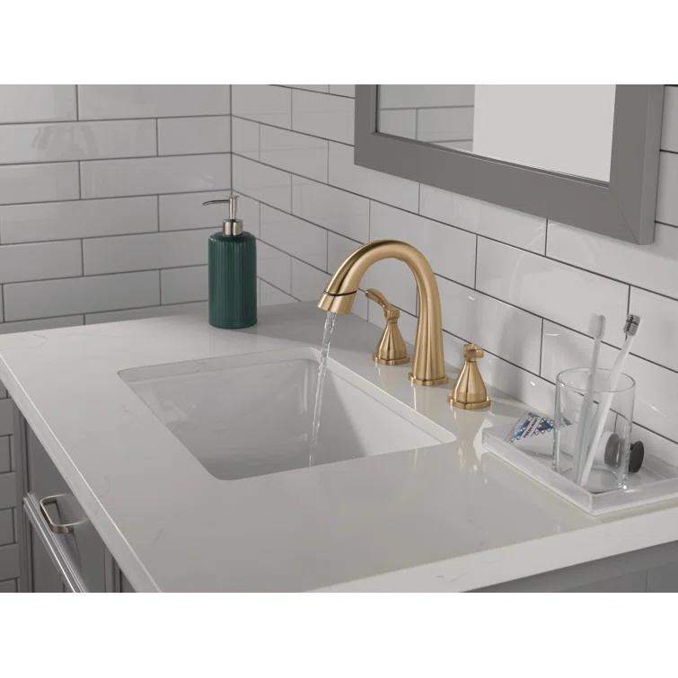 Stryke Widespread Bathroom Faucet with Drain Assembly and DIAMOND™ Seal Technology