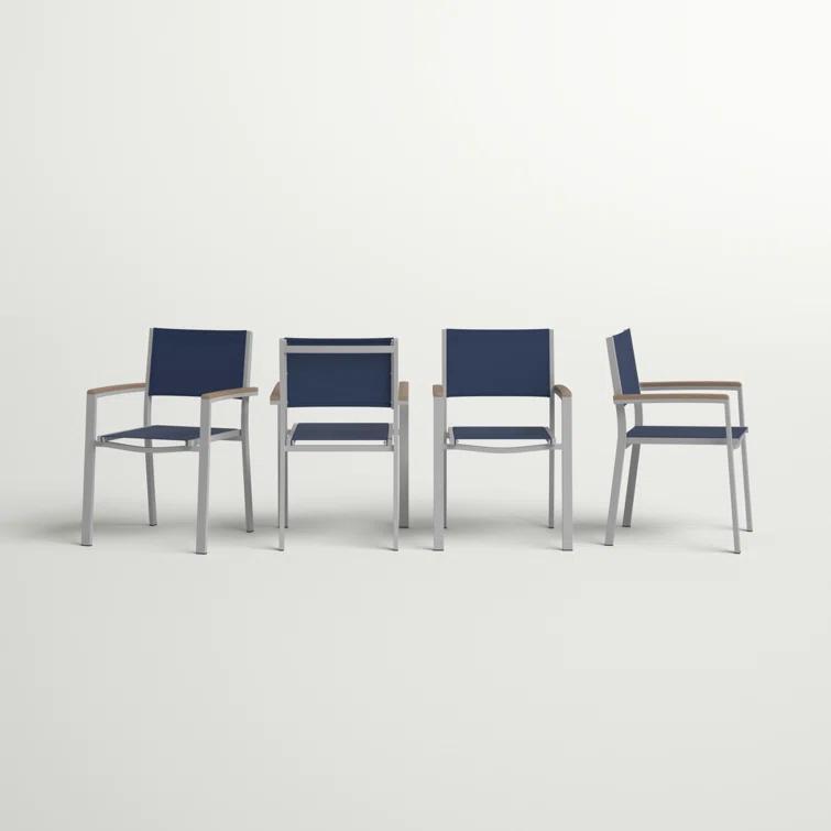Travira Stacking Patio Arm Chair