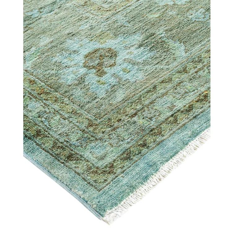 Isabelline One-of-a-Kind 19' 7" X 9' 10" 2010s Wool Area Rug in Blue
