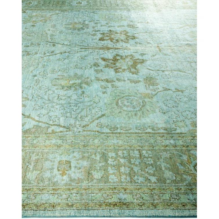 Isabelline One-of-a-Kind 19' 7" X 9' 10" 2010s Wool Area Rug in Blue