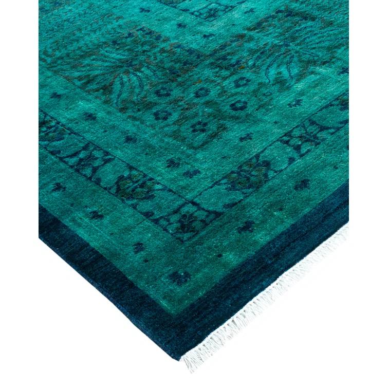 Isabelline One-of-a-Kind 18' 7" X 12' 1" 2000s Wool Area Rug in Blue