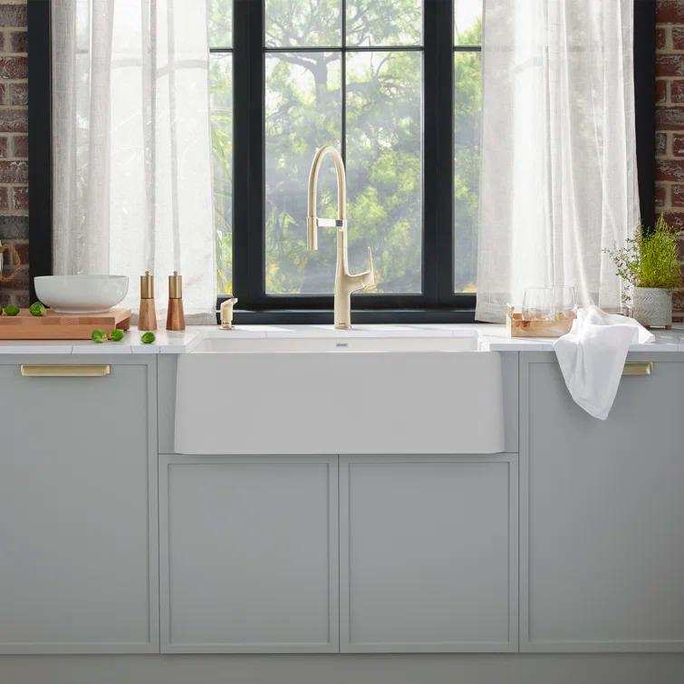 Ikon SILGRANIT 30" L x 19" W Farmhouse Sink