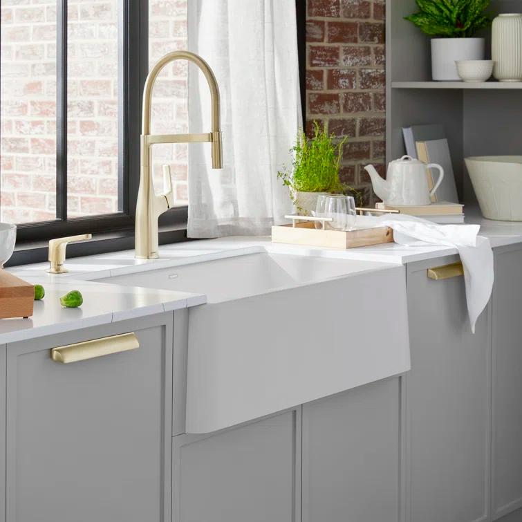 Ikon SILGRANIT 30" L x 19" W Farmhouse Sink