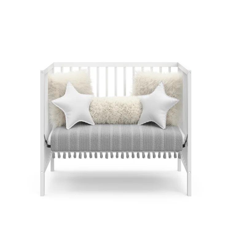 Teddi 4-in-1 Mini Convertible Crib with Mattress