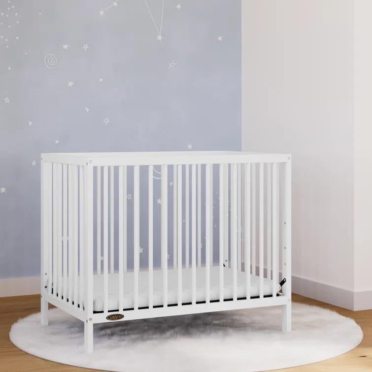 Teddi 4-in-1 Mini Convertible Crib with Mattress