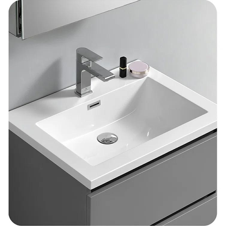 Lazzaro 24" Freestanding Single Modern Bathroom Cabinet - Cabinet Only (Top and Sink Not Included)