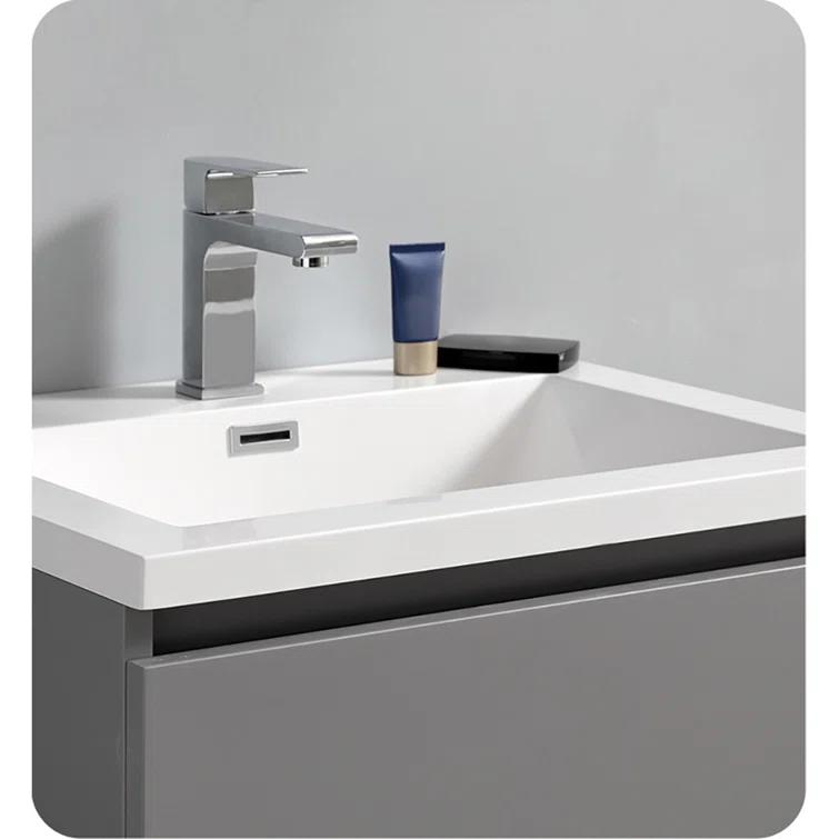 Lazzaro 24" Freestanding Single Modern Bathroom Cabinet - Cabinet Only (Top and Sink Not Included)