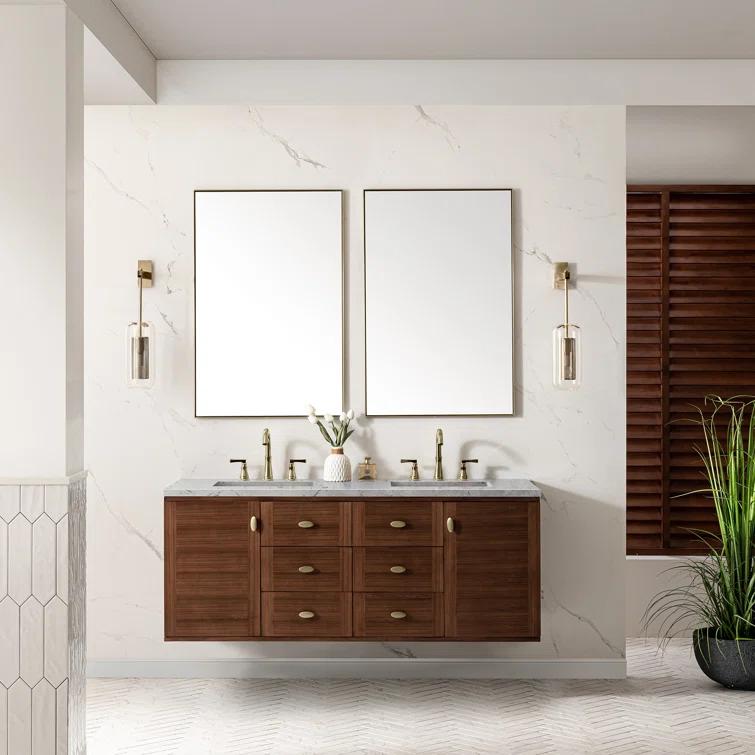 Aliza 60" Double Bathroom Vanity Set