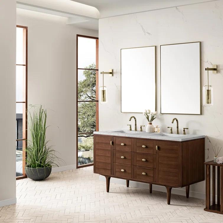 Aliza 60" Double Bathroom Vanity Set