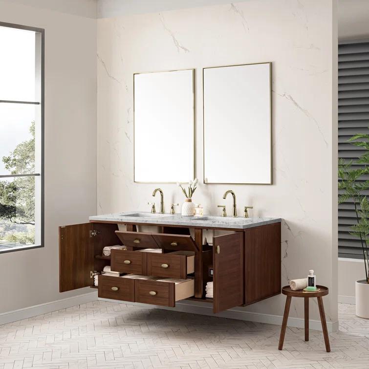 Aliza 60" Double Bathroom Vanity Set
