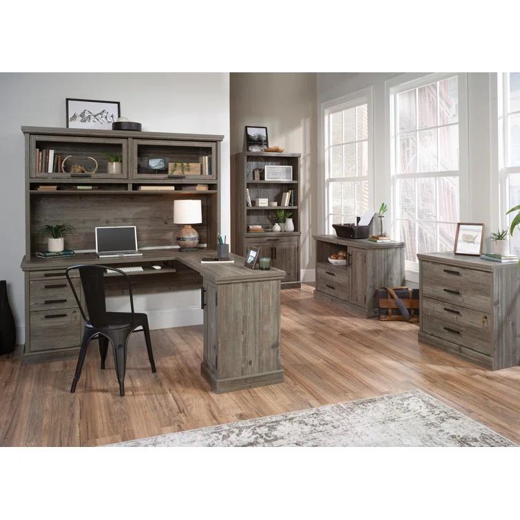 Aspen Post 47.09'' Wide 1 - Drawer Filing Credenza with Cable Management