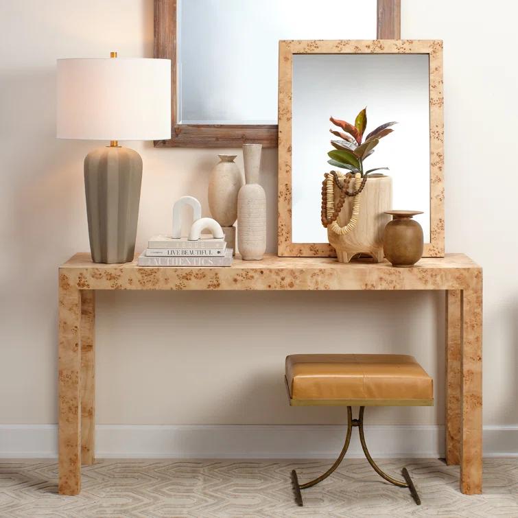 LOOMLAN Wood Flat Wall Mirror