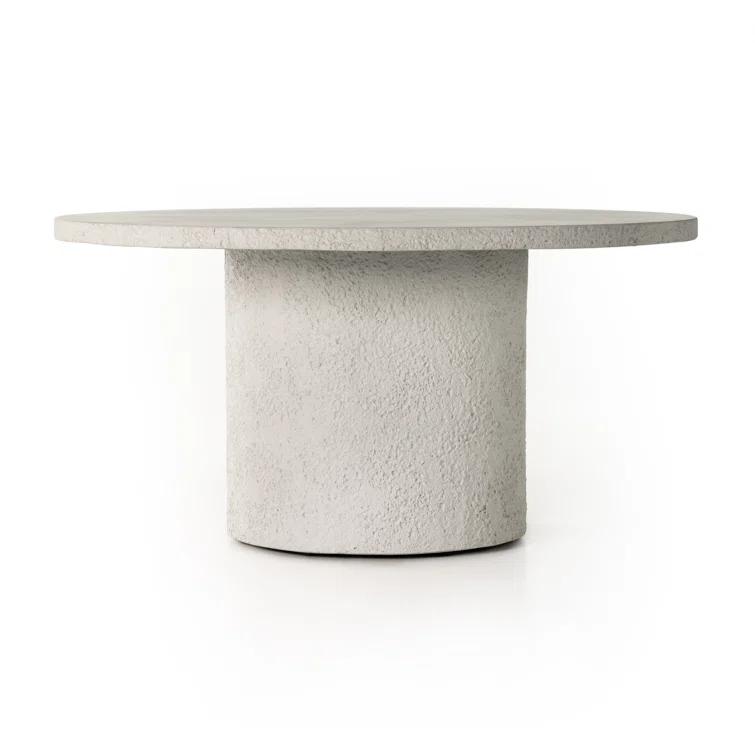 Charlize Round Dining Table - White