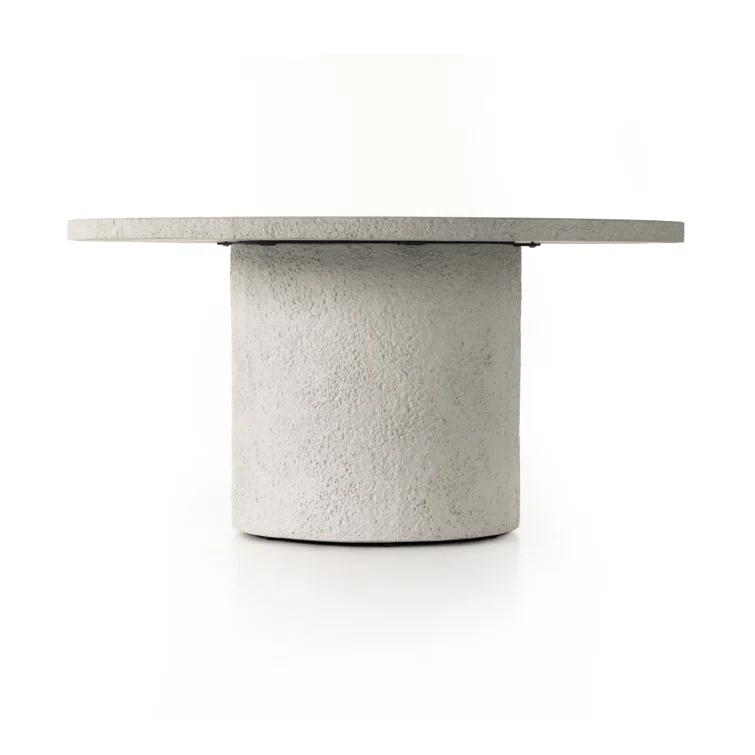Charlize Round Dining Table - White