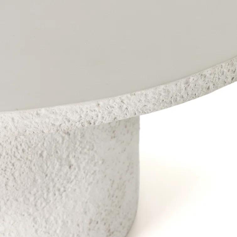 Charlize Round Dining Table - White