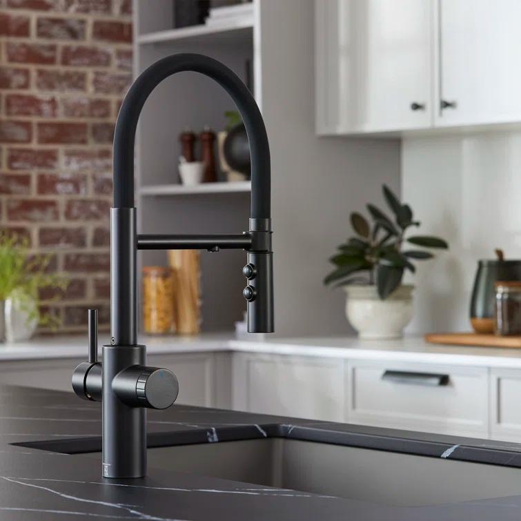 Catris Flexo Filter-Ready Semi-Pro Pull Down Single Handle Kitchen Faucet