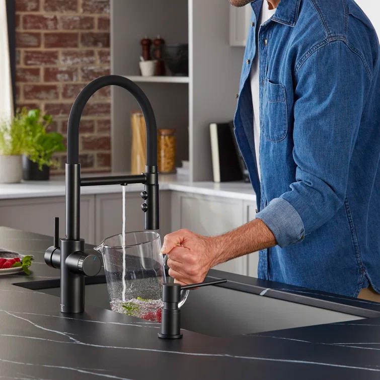 Catris Flexo Filter-Ready Semi-Pro Pull Down Single Handle Kitchen Faucet