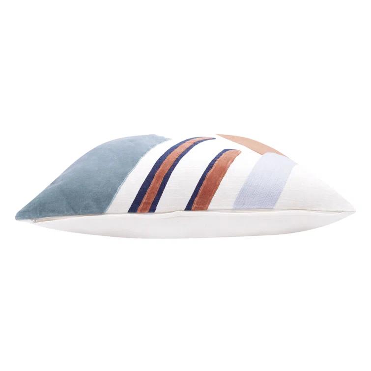 Astri Modern Patchwork Handmade Cotton Decorative Throw Pillow