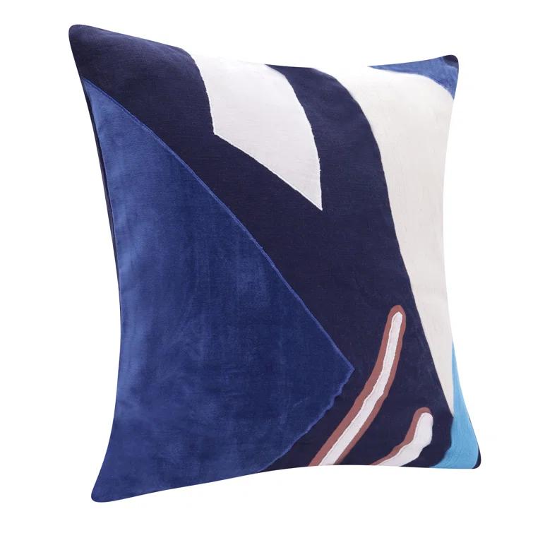 Astri Modern Patchwork Handmade Cotton Decorative Throw Pillow