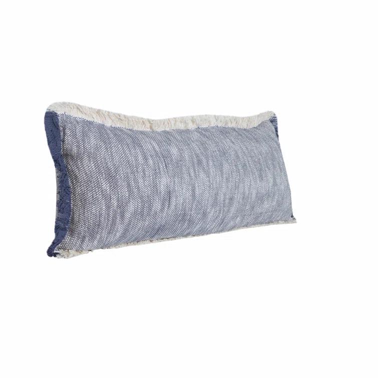 14" X 36" 100% Cotton Geometric Zippered Pillow