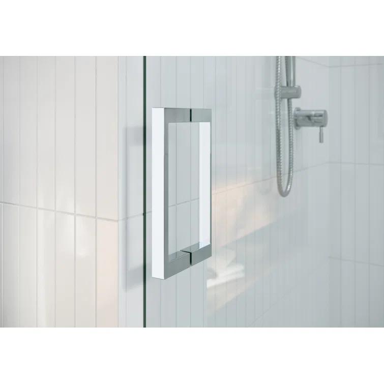 Astro 56 in. - 60 in. x 60 in. Frameless Sliding Bathtub Door