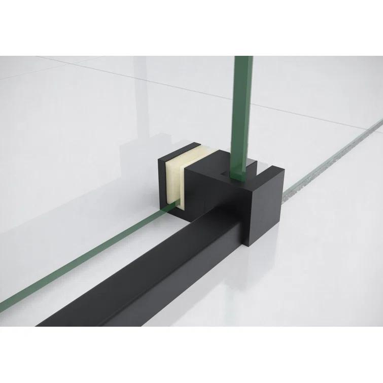 Astro 56 in. - 60 in. x 60 in. Frameless Sliding Bathtub Door