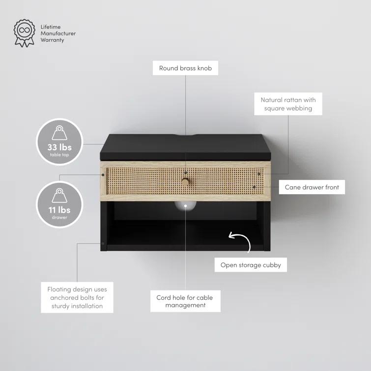 1 - Drawer Nightstand