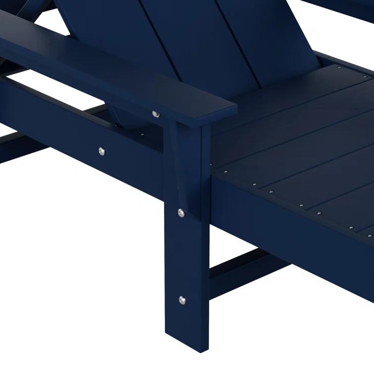 Arellanes 77.6" Long Outdoor All-Weather Poly Reclining Single Chaise