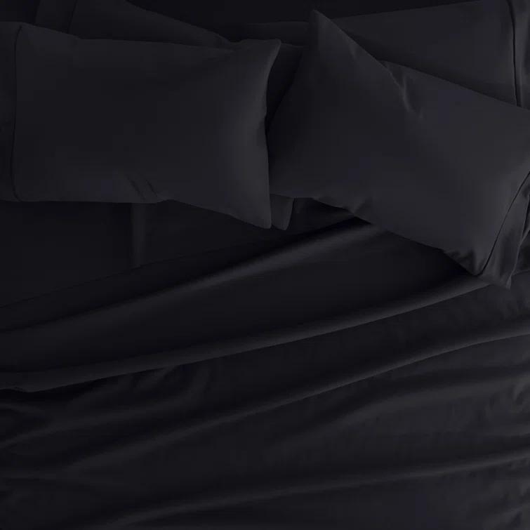 Simply Soft Brushed Microfiber Solid 6 Piece Sheet Set